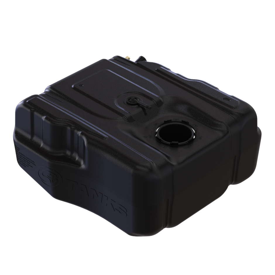 S&B 40 Gallon (After Axle) High-Capacity Fuel Tank for 2011-2016 Ford F250, F350, F450, F550 Powerstroke 6.7L, Cab Chassis