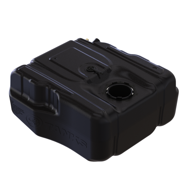 S&B 40 Gallon (After Axle) High-Capacity Fuel Tank for 2011-2016 Ford F250, F350, F450, F550 Powerstroke 6.7L, Cab Chassis
