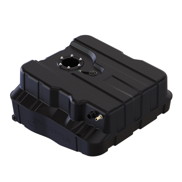 S&B 40 Gallon (After Axle) High-Capacity Fuel Tank 2000-2010 Ford Powerstroke 7.3L, 6.0L, 6.4L Cab Chassis