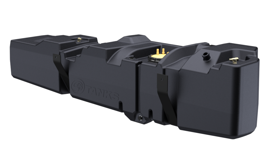 S&B 60 Gallon High-Capacity Fuel Tank for 1999-2007 Ford F250, F350 Powerstroke 7.3L, 6.0L Crew Cab Short Bed