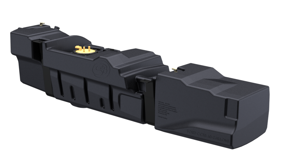 S&B 60 Gallon High-Capacity Fuel Tank for 1999-2007 Ford F250, F350 Powerstroke 7.3L, 6.0L Crew Cab Short Bed