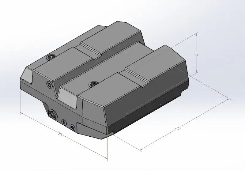 Dimensions of 37 Gallon Spare Tire Replacement Fresh Water Tank 2007-2025 Mercedes Sprinter 144