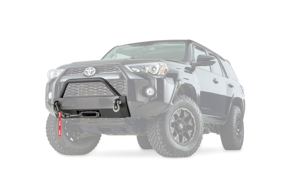 Semi-Hidden Winch Mount With Grille Guard For 2014-2024 Toyota 4Runner