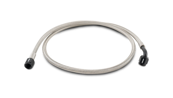 Vibrant Performance - 10274- Pre-Assembled Hose Assemblies  AN Hose Size: -3  Hose Length: 36 In  Hose End Style: Straight / 90 Degrees