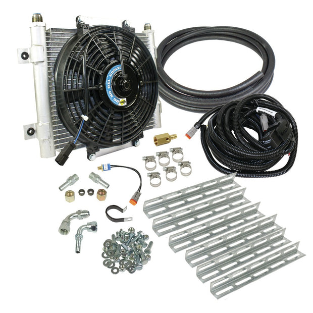 Xtruded Trans Oil Cooler - 3/8 Inch Cooler Lines