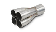 Vibrant Performance - 10306 - 4-1 Merge Collector  1.875 In. Inlet I.D.; Merge - 3 In.; Outlet O.D. - 3.5 In.