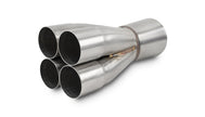 Vibrant Performance - 10309 - 4-1 Merge Collector  2 In. Inlet I.D.; Merge - 3.5 In.; Outlet O.D. - 4 In.