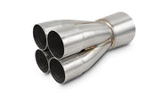 Vibrant Performance - 10316 - 4-1 Merge Collector  2.25 In. Inlet I.D.; Merge - 3.5 In.; Outlet O.D. 4 In.