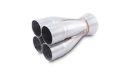 Vibrant Performance - 10321 - 4-1 Merge Collector  2.375 In. Inlet I.D.; Merge O.D. - 3.50 In.; Outlet O.D. - 4.00 In.