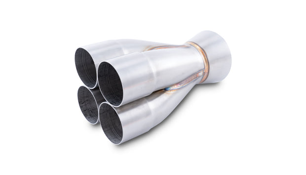 Vibrant Performance - 10321 - 4-1 Merge Collector  2.375 In. Inlet I.D.; Merge O.D. - 3.50 In.; Outlet O.D. - 4.00 In.