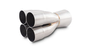 Vibrant Performance - 10325 - 4-1 Merge Collector  2.50 In. Inlet I.D.; Merge O.D. - 4.00 In.; Outlet O.D. - 4.50 In.