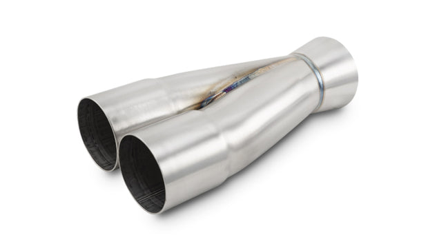Vibrant Performance - 10355 - 2-1 Merge Collector  2 In. Inlet I.D. X 2.5 In. Outlet O.D.  8.13 In. Overall Length