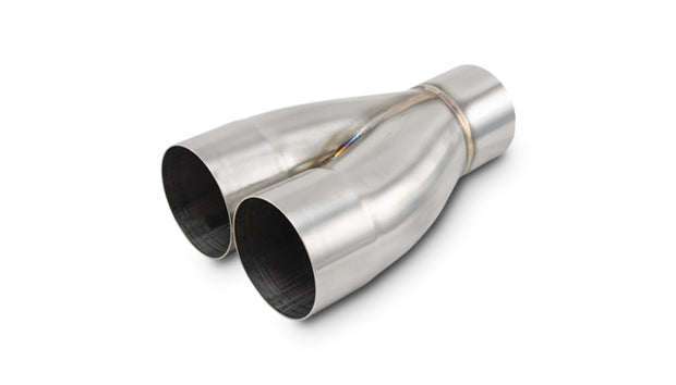 Vibrant Performance - 10363 - 2-1 Merge Collector  2.25 In. Inlet I.D. X 2.5 In. Outlet O.D.  8.75 In. Overall Length