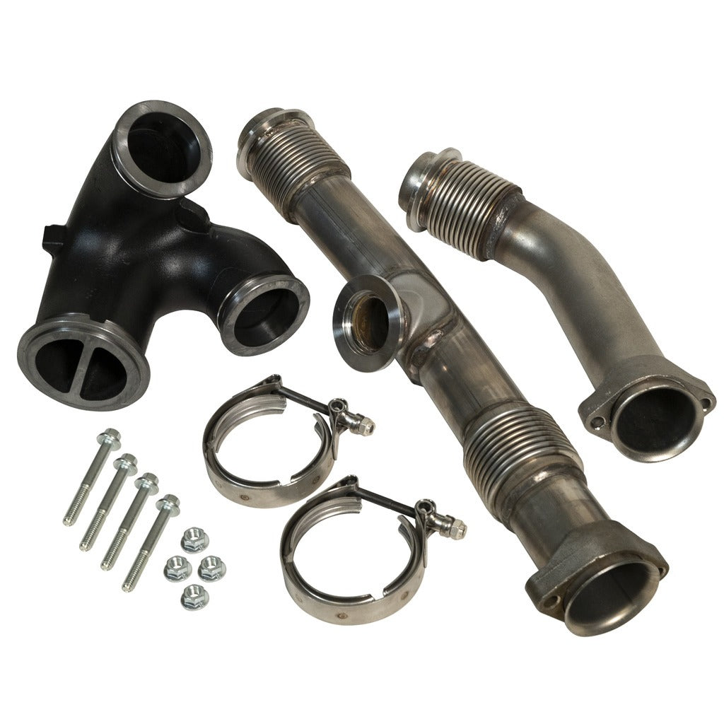 BD 6.0L Powerstroke Up-Pipes Kit W/EGR Connector - Ford 2004.5-2007