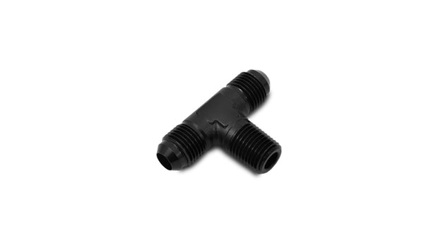 Vibrant Performance - 10463 - Male Flare To Pipe Tee Adapter Fitting; Size: -8AN X 3/8 In. NPT