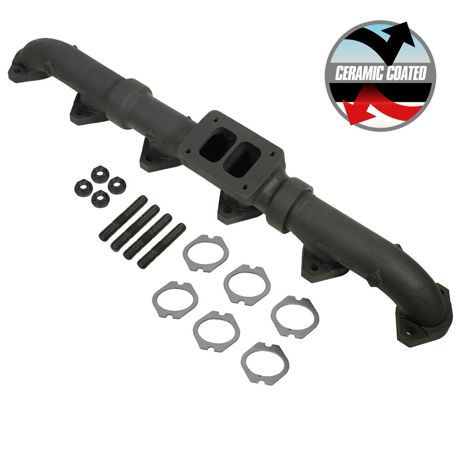 BD Diesel CAT T6 CERAMIC COATED EXHAUST MANIFOLD/CAT 3406E 93-98/C15 NON-ACERT 99-03 - 1048002
