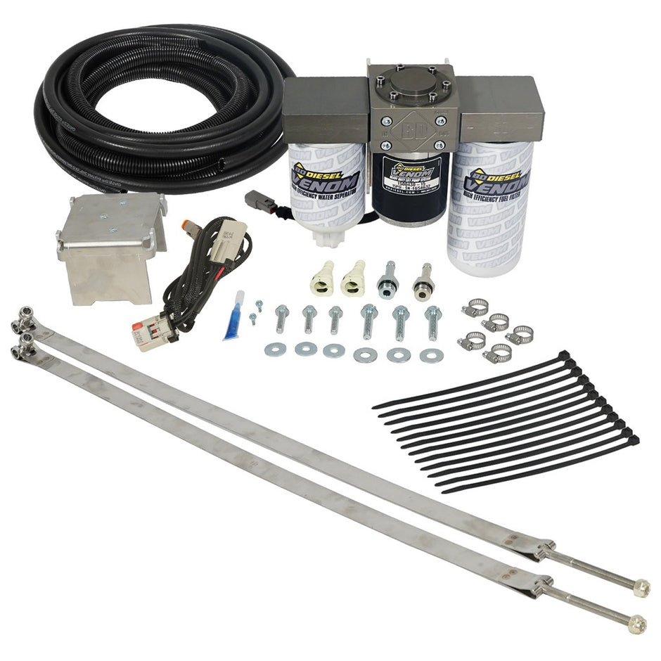 BD Venom Cummins Fuel Lift Pump C/w Filter & Separator Dodge 5.9L/6.7L 2005-2012
