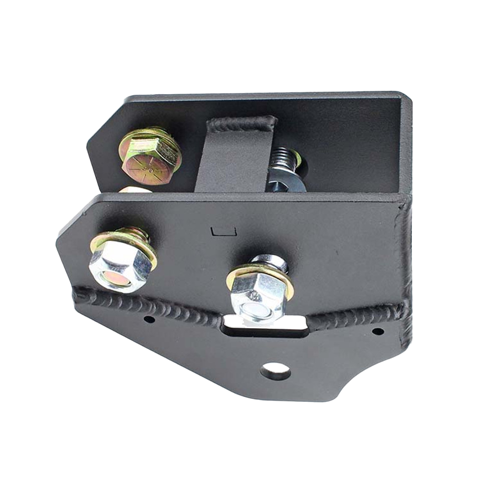 Close up of Close up of a set of a black S&B Radius Arm Drop - 2005-2022 Super Duty 2.5