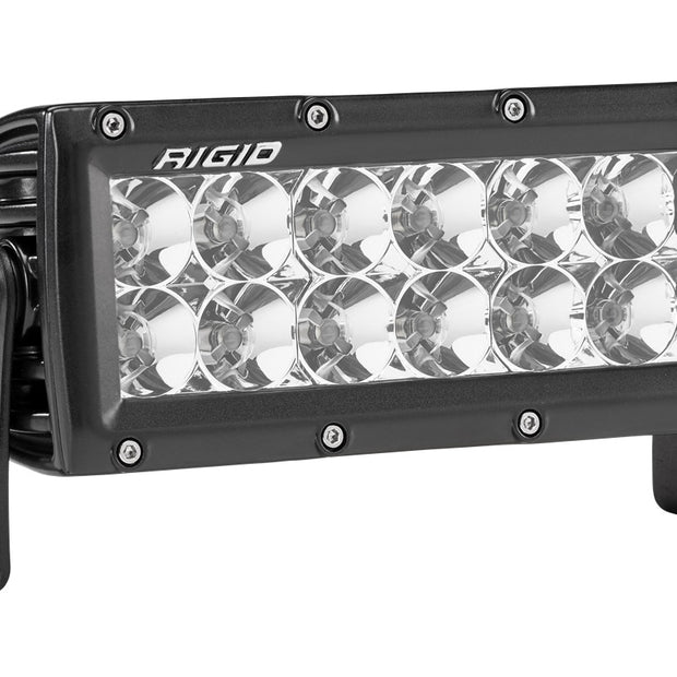 RIGID E-Series PRO LED Light Flood Optic 6 Inch Black Housing