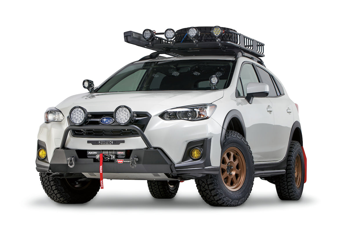 Grille Guard Tube With Light Mounting Tabs For 2018-2023 Subaru Crosstrek / 2019-2020 Subaru Forester Semi-Hidden Kit