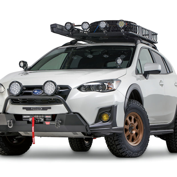 Grille Guard Tube With Light Mounting Tabs For 2018-2023 Subaru Crosstrek / 2019-2020 Subaru Forester Semi-Hidden Kit