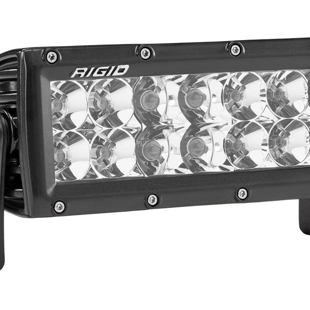 RIGID E-Series PRO LED Light Spot/Flood Optic Combo 6 Inch Black Housing