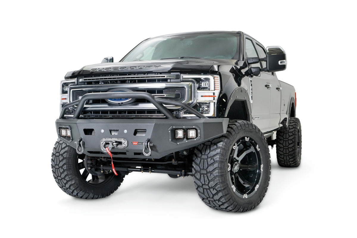 Ascent HD Front Bumper With Prerunner Grille Guard For 2017-2022 Ford F-250/F-350