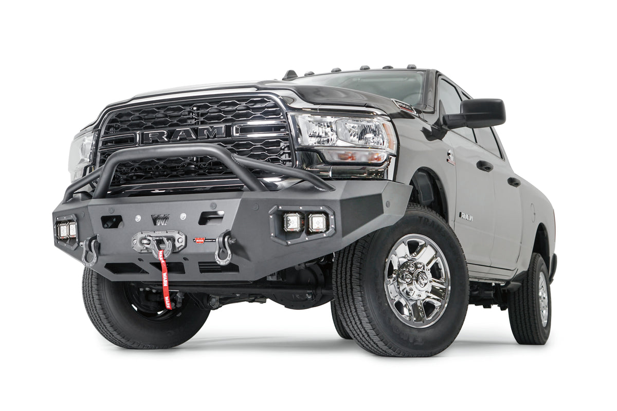 Ascent HD Front Bumper With Prerunner Grille Guard For 2019-2026 Ram 2500/3500/4500/5500