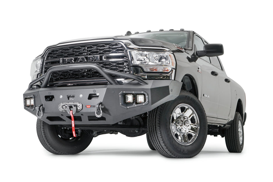Ascent HD Front Bumper With Prerunner Grille Guard For 2019-2026 Ram 2500/3500/4500/5500