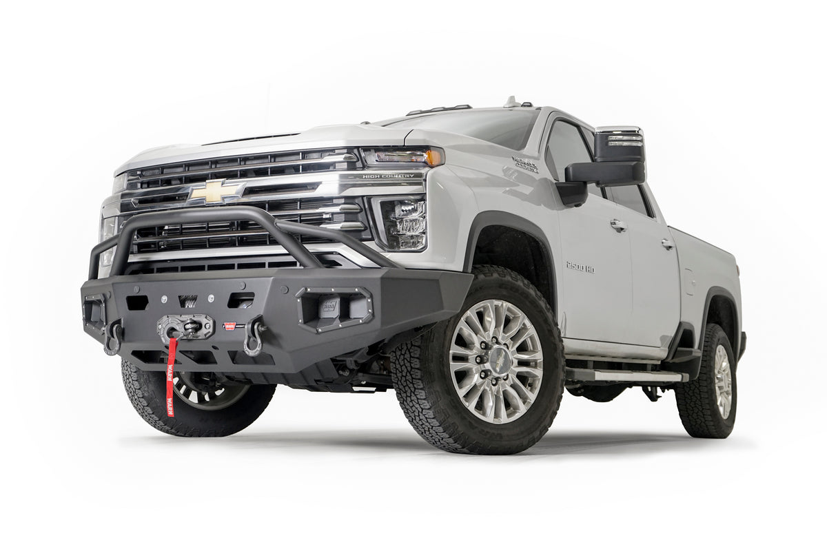 Ascent HD Front Bumper With Prerunner Grille Guard For 2020-2023 Chevrolet Silverado 2500/3500 HD