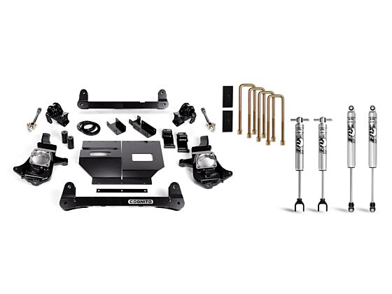 Cognito 4-Inch Standard Lift Kit With Fox PSMT 2.0 Shocks For 2011-2019 Silverado/Sierra 2500/3500 2WD/4WD