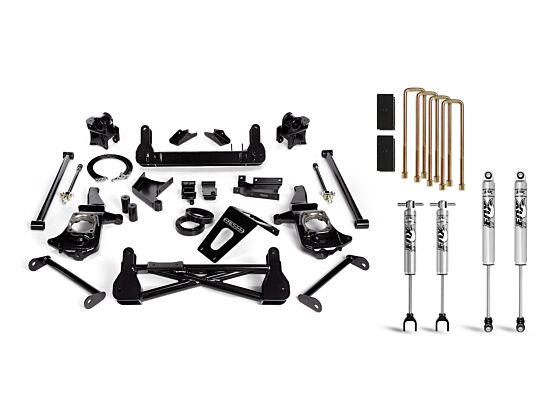 Cognito 7-Inch Standard Lift Kit With Fox PSMT 2.0 Shocks For 2011-2019 Silverado/Sierra 2500/3500 2WD/4WD Stabilitrak
