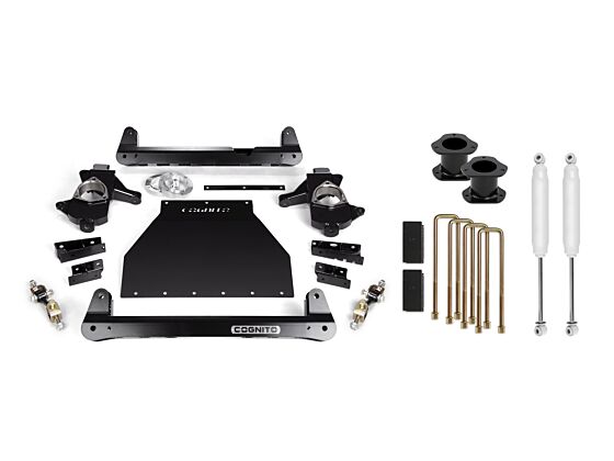 Cognito 4-Inch Standard Lift Kit For 2014-2018 Silverado/Sierra 1500 2WD/4WD With OE Stamped Steel/Aluminum Arms