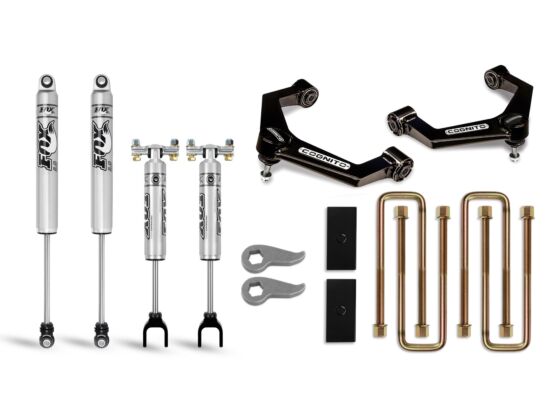Cognito 3-Inch Performance Ball Joint Leveling Lift Kit With Fox PS 2.0 IFP Shocks For 2020-2024 Silverado/Sierra 2500/3500 2WD/4WD