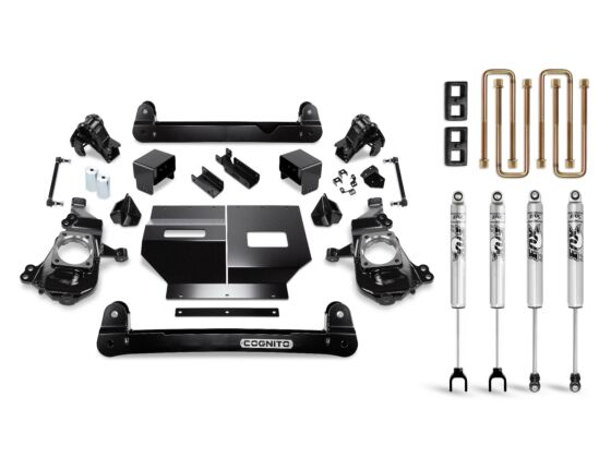 Cognito 4-Inch Standard Lift Kit With Fox PS 2.0 IFP For 2020-2024 Silverado/Sierra 2500/3500 2WD/4WD