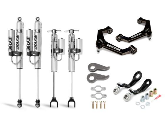 Cognito 3-Inch Premier Leveling Kit With Fox PSRR 2.0 Shocks For 2011-2019 Silverado/Sierra 2500/3500 2WD/4WD