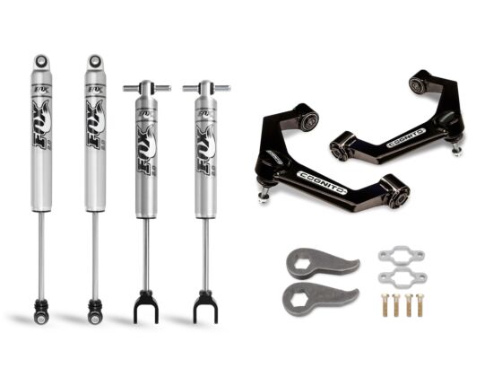 Cognito 3-Inch Performance Leveling Kit With Fox PS 2.0 IFP Shocks For 2011-2019  Silverado/Sierra 2500/3500 2WD/4WD