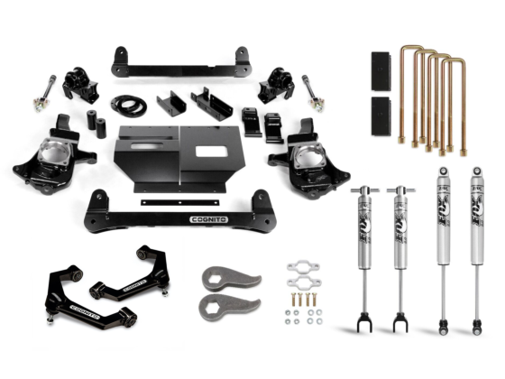 Cognito 6-Inch Standard Lift Kit With Fox PS 2.0 IFP For 2011-2019 Silverado/Sierra 2500/3500 2WD/4WD