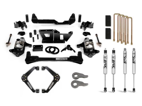 Cognito 6-Inch Standard Lift Kit With Fox PS 2.0 IFP For 2001-2010 Silverado/Sierra 2500/3500 2WD/4WD