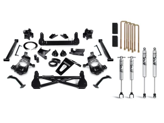 Cognito 7-Inch Standard Lift Kit With Fox PSMT 2.0 Shocks For 2020-2024 Silverado/Sierra 2500/3500 2WD/4WD