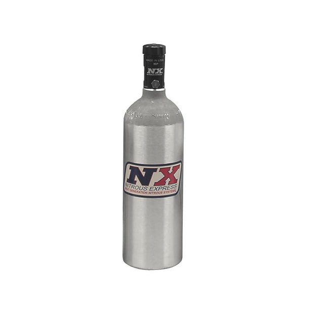 Nitrous Express - 1.4 LB BOTTLE W/ MOTORCYCLE VALVE (3.2  DIA. X 11.38  TALL) - 11023