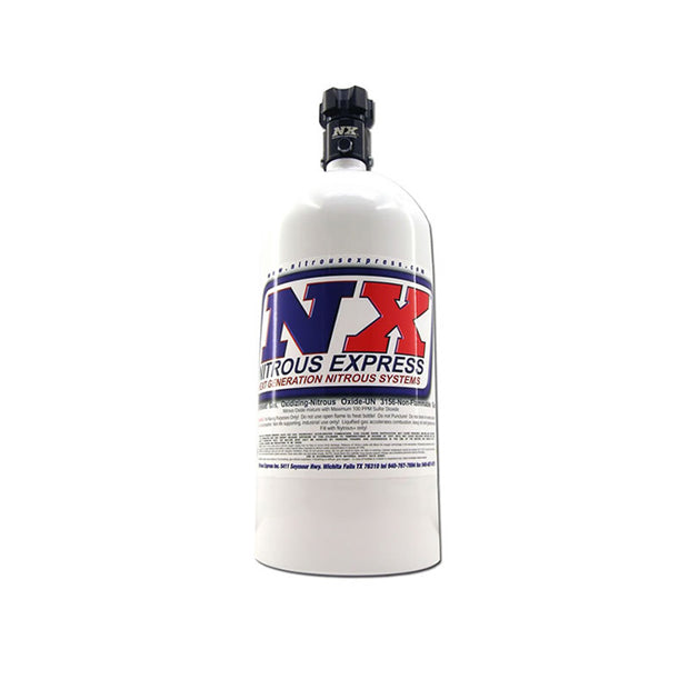 Nitrous Express - 5 LB BOTTLE W/ LIGHTNING 500 VALVE  (5.25  DIA. X 17.64  TALL) - 11050