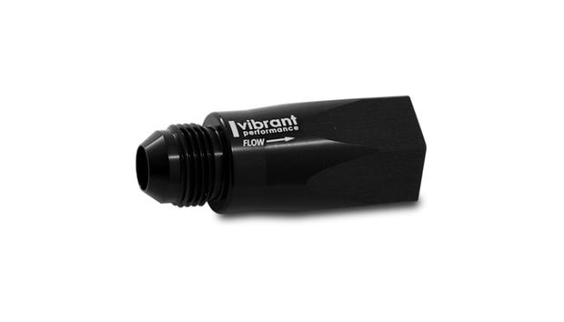 Vibrant Performance - 11119 - Ball Style Inline One Way Check Valve  Male AN: -10; Female ORB: -10