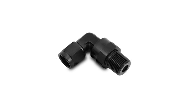 Vibrant Performance - 11382 - -4AN Female To 1/4 In.NPT Male Swivel 90 Degree Adapter Fitting