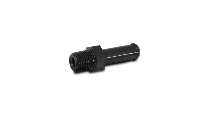 Vibrant Performance - 11642F - Male NPT To Hose Barb Straight Adapter Fitting; NPT Size: 1/16 In.; Hose Size: 1/4 In.