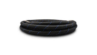 Vibrant Performance - 11970B - 10ft Roll Of Black Blue Nylon Braided Flex Hose; AN Size: -10; Hose ID: 0.56 In.;