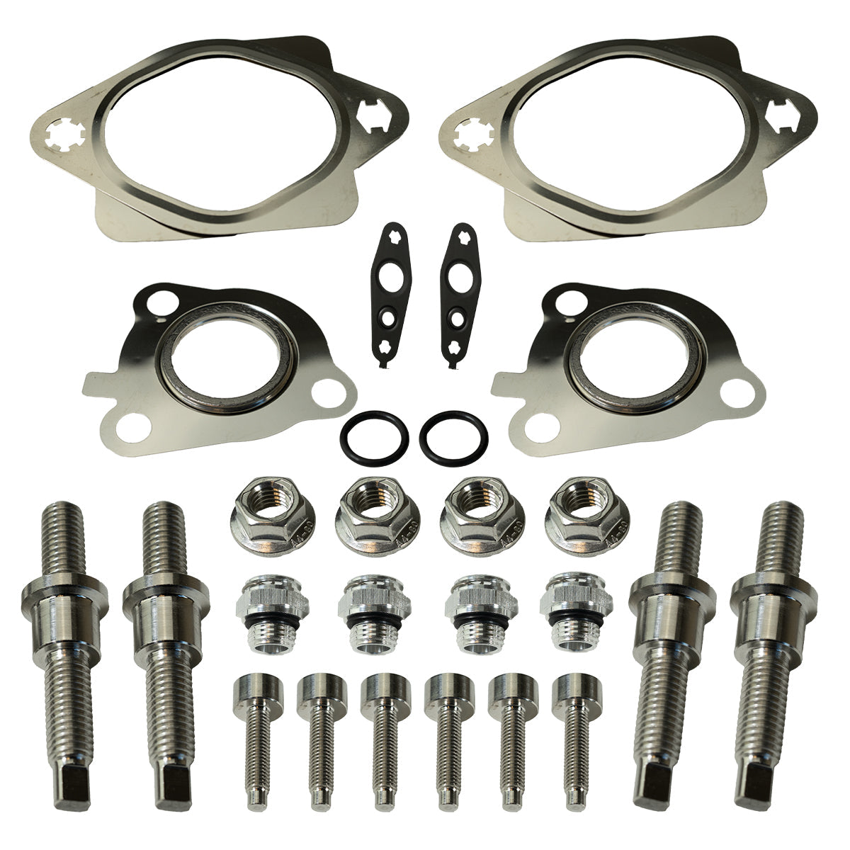 Industrial Injection Twin Turbo Install Kit (L&R Side) - 3.5L Ecoboost Turbo F-150 11-16