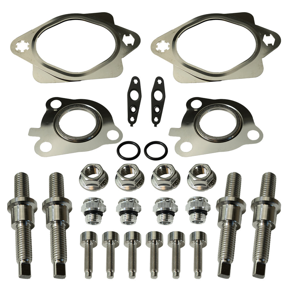 Industrial Injection Twin Turbo Install Kit (L&R Side) - 3.5L Ecoboost Turbo F-150 11-16
