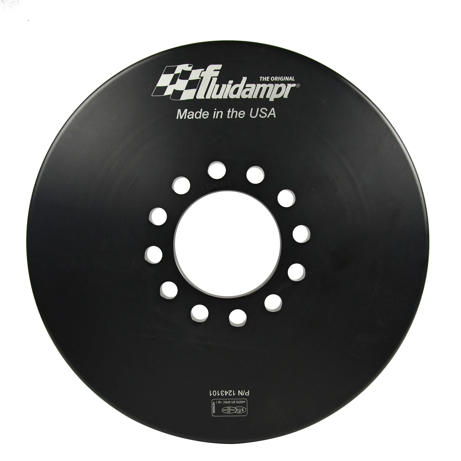 Fluidampr - 1243101 - Harmonic Balancer - Fluidampr - Tractor Pulling - Universal Fit For Taper Lock Hub - No Pulley - Each