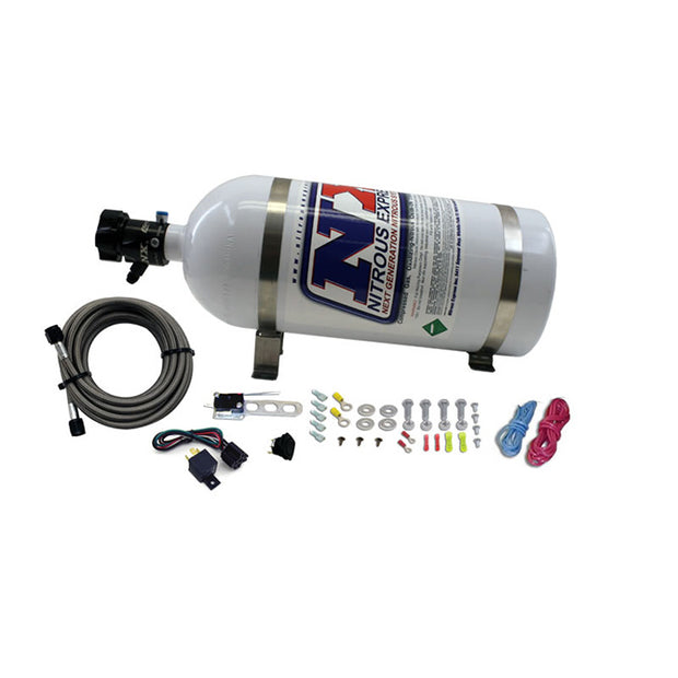 Nitrous Express - 8-Cyl. Nozzle System Complete (Includes 10lb Bottle Brackets Feedline & Elecc.) - 13395